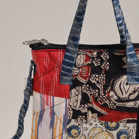 Multicolor - Handcrafted Quilted Patchwork Sling Bag 03