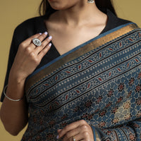 ajrakh saree