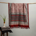 Handloom Cotton Natural Dyed Hand Block Bagh Print Towel 110