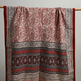 Handloom Cotton Natural Dyed Hand Block Bagh Print Towel 110
