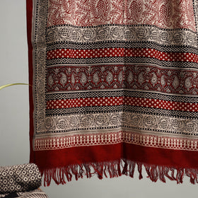 Handloom Cotton Natural Dyed Hand Block Bagh Print Towel 110