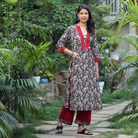 Kalamkari Kurta with Palazzo Set