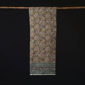 Pedana Block Print Natural Dyed Cotton Kalamkari Stole 40
