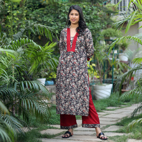 Kalamkari Kurta with Palazzo Set