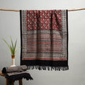 Handloom Cotton Natural Dyed Hand Block Bagh Print Towel 112