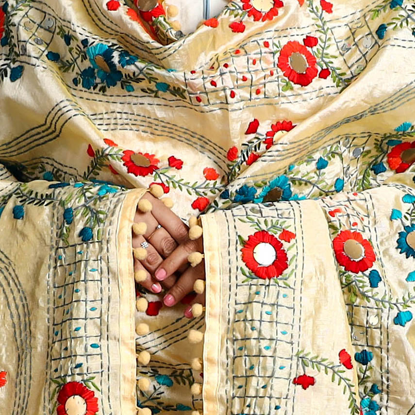 Phulkari Embroidered Dupatta