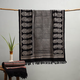 Handloom Cotton Natural Dyed Hand Block Bagh Print Towel 111