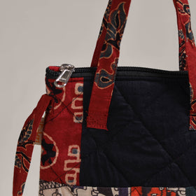Multicolor - Handcrafted Quilted Patchwork Sling Bag 05