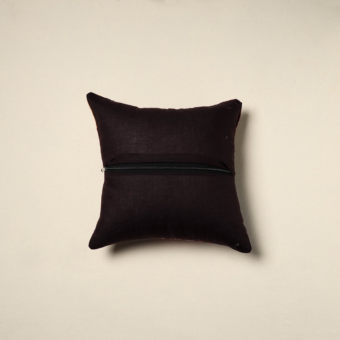 Multicolor Handcrafted Cotton Patchwork Cushion Cover