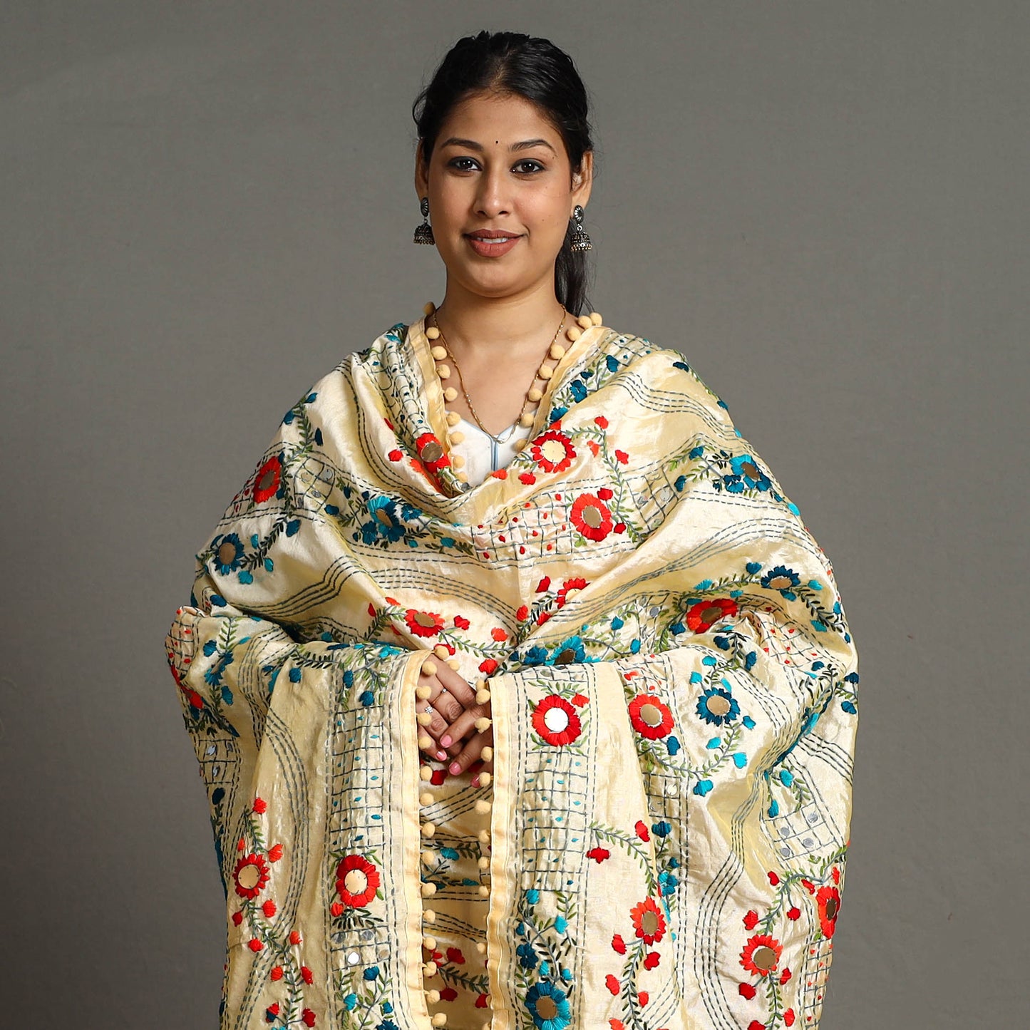 Phulkari Embroidered Dupatta