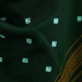 Kutch Handwoven Clamp Dyed Shibori Desi Wool Shawl 53