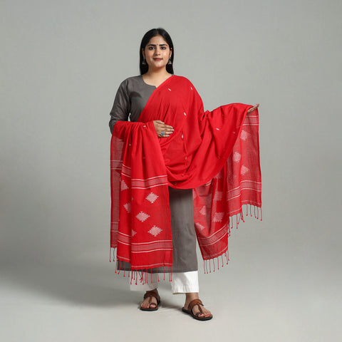 Handloom Cotton Burdwan Jamdani Dupatta 08