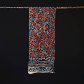 Pedana Block Print Natural Dyed Cotton Kalamkari Stole 33