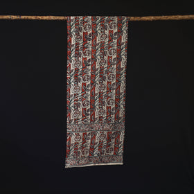 Pedana Block Print Natural Dyed Cotton Kalamkari Stole 32