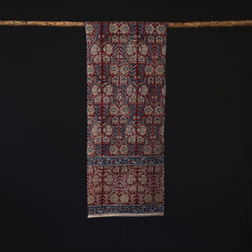 Pedana Block Print Natural Dyed Cotton Kalamkari Stole 31