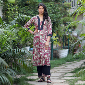 Kalamkari Kurta with Palazzo Set
