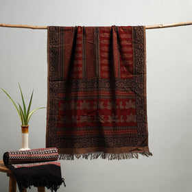 Multicolor - Bagh Hand Block Print Cotton Handloom Towel 71