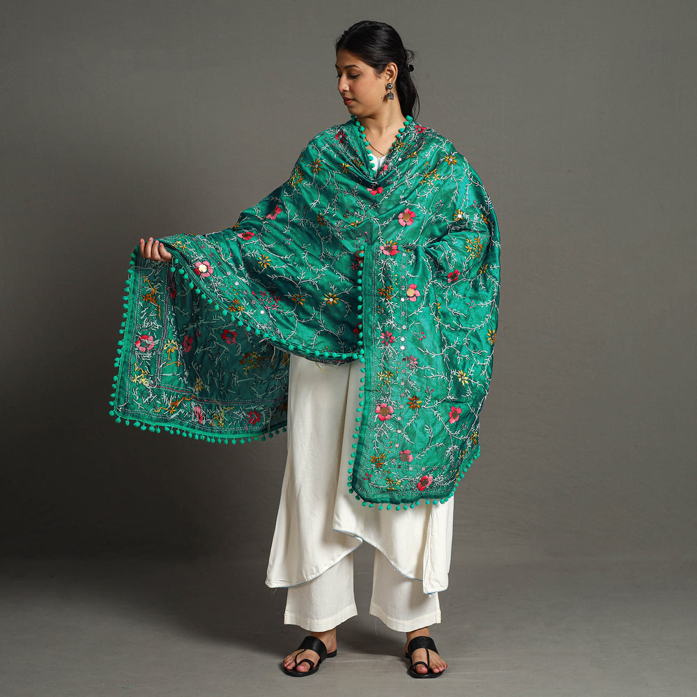 Phulkari Embroidered Dupatta