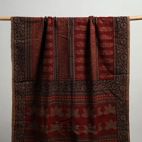 Multicolor - Bagh Hand Block Print Cotton Handloom Towel 71