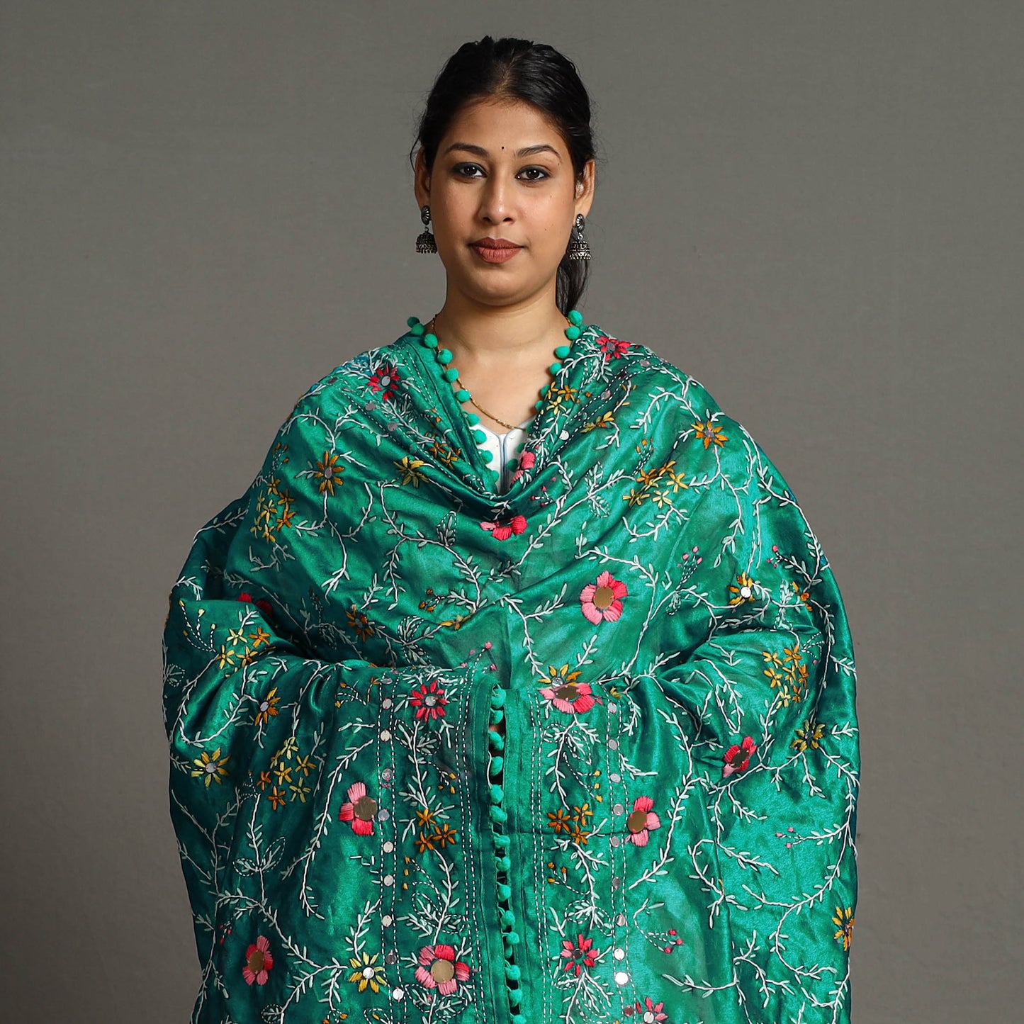 Phulkari Embroidered Dupatta