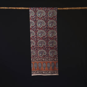 Pedana Block Print Natural Dyed Cotton Kalamkari Stole 27