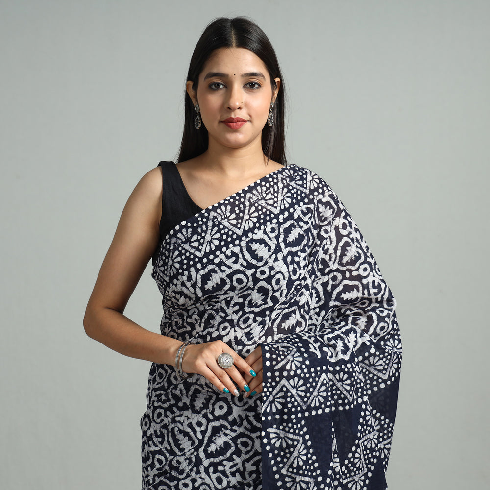 Batik Print Saree