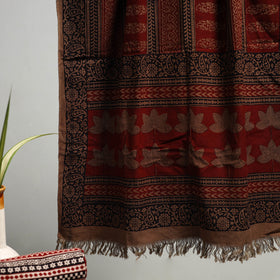Multicolor - Bagh Hand Block Print Cotton Handloom Towel 71