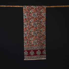 Pedana Block Print Natural Dyed Cotton Kalamkari Stole 26
