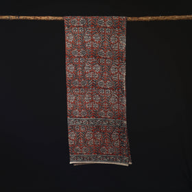 Pedana Block Print Natural Dyed Cotton Kalamkari Stole 24