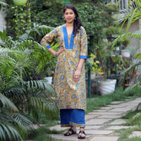 Kalamkari Kurta with Palazzo Set