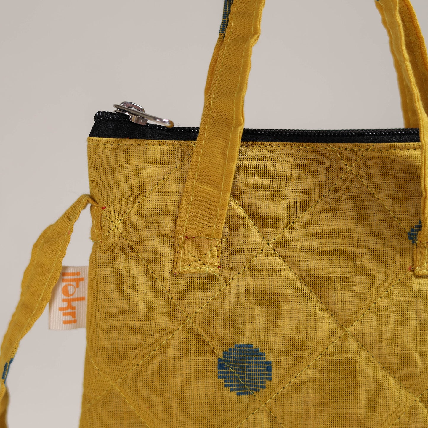Handcrafted Quilted Sling Bag 10