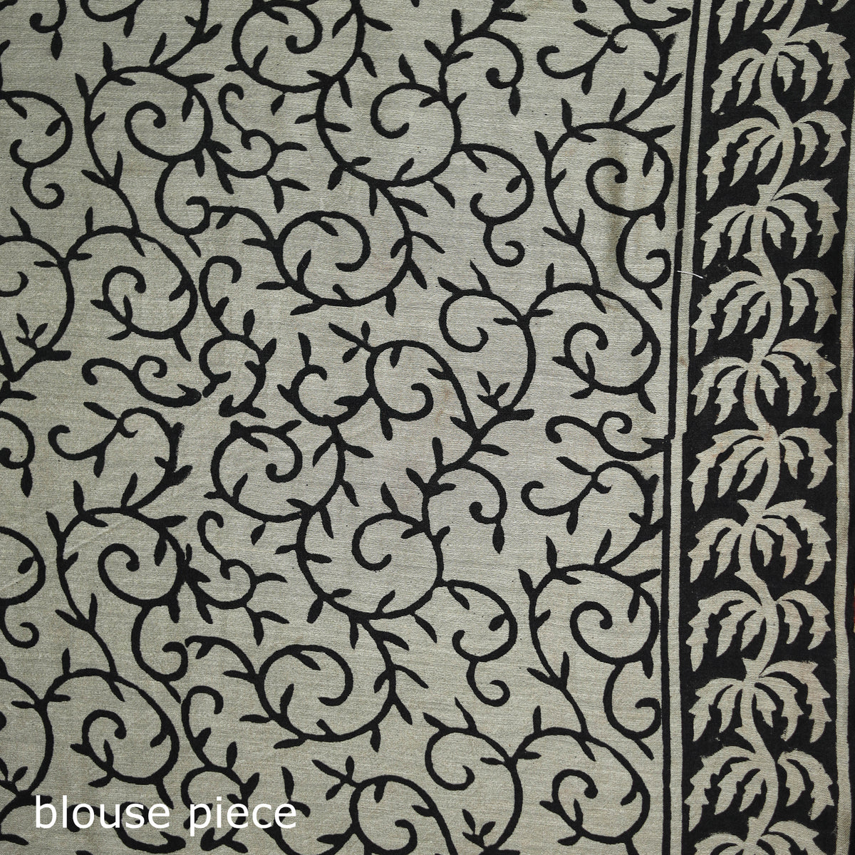 Bagru Hand Block Print Natural Dyed Mulberry Silk Saree 20