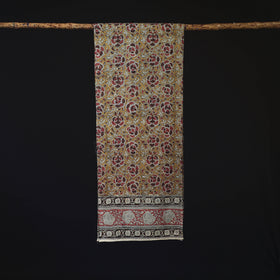Pedana Block Print Natural Dyed Cotton Kalamkari Stole 21