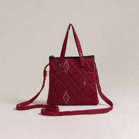 Handcrafted Quilted Sling Bag 12