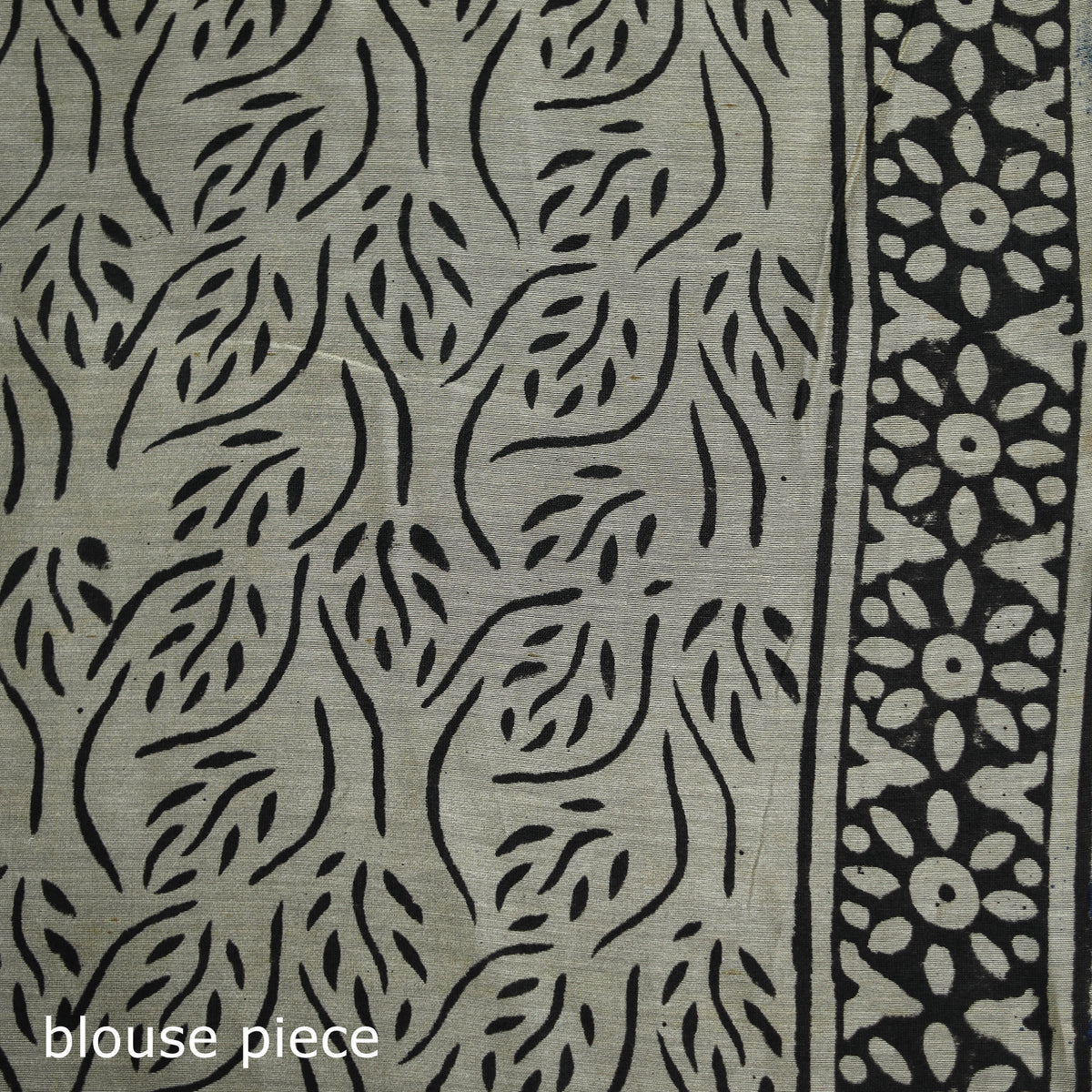 Bagru Hand Block Print Natural Dyed Mulberry Silk Saree 21