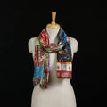 Bengal Kantha Handwork Patchwork Reversible Silk Stole 367