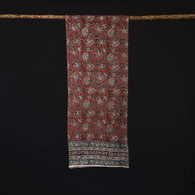 Pedana Block Print Natural Dyed Cotton Kalamkari Stole 13