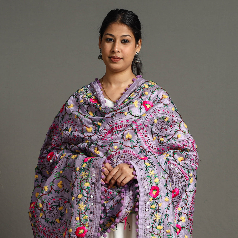 Phulkari Embroidered Dupatta