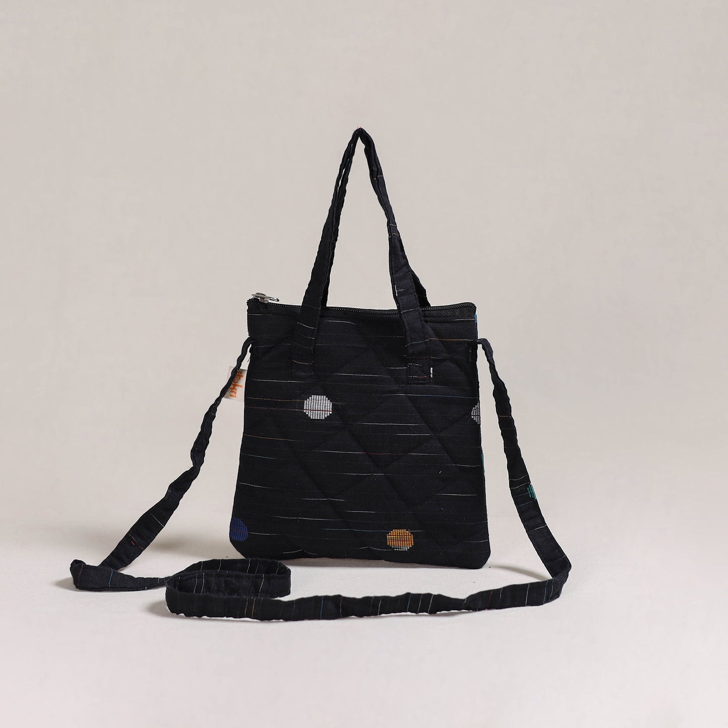Handcrafted Quilted Sling Bag 14