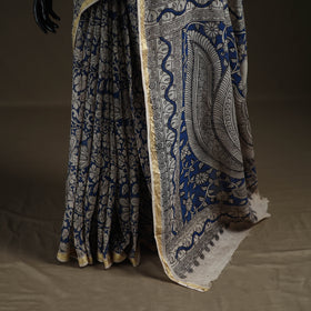Kalamkari Printed Kota Doria Cotton Saree 34