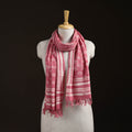 Bagru Dabu Hand Block Print Pure Merino Wool Handwoven Natural Dyed Stole 10