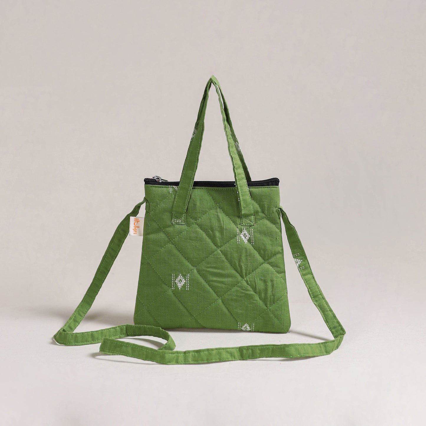 Handcrafted Quilted Sling Bag 15