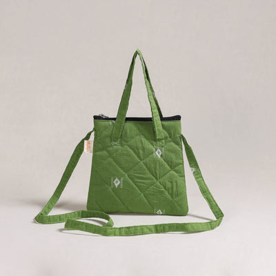 Handcrafted Quilted Sling Bag 15