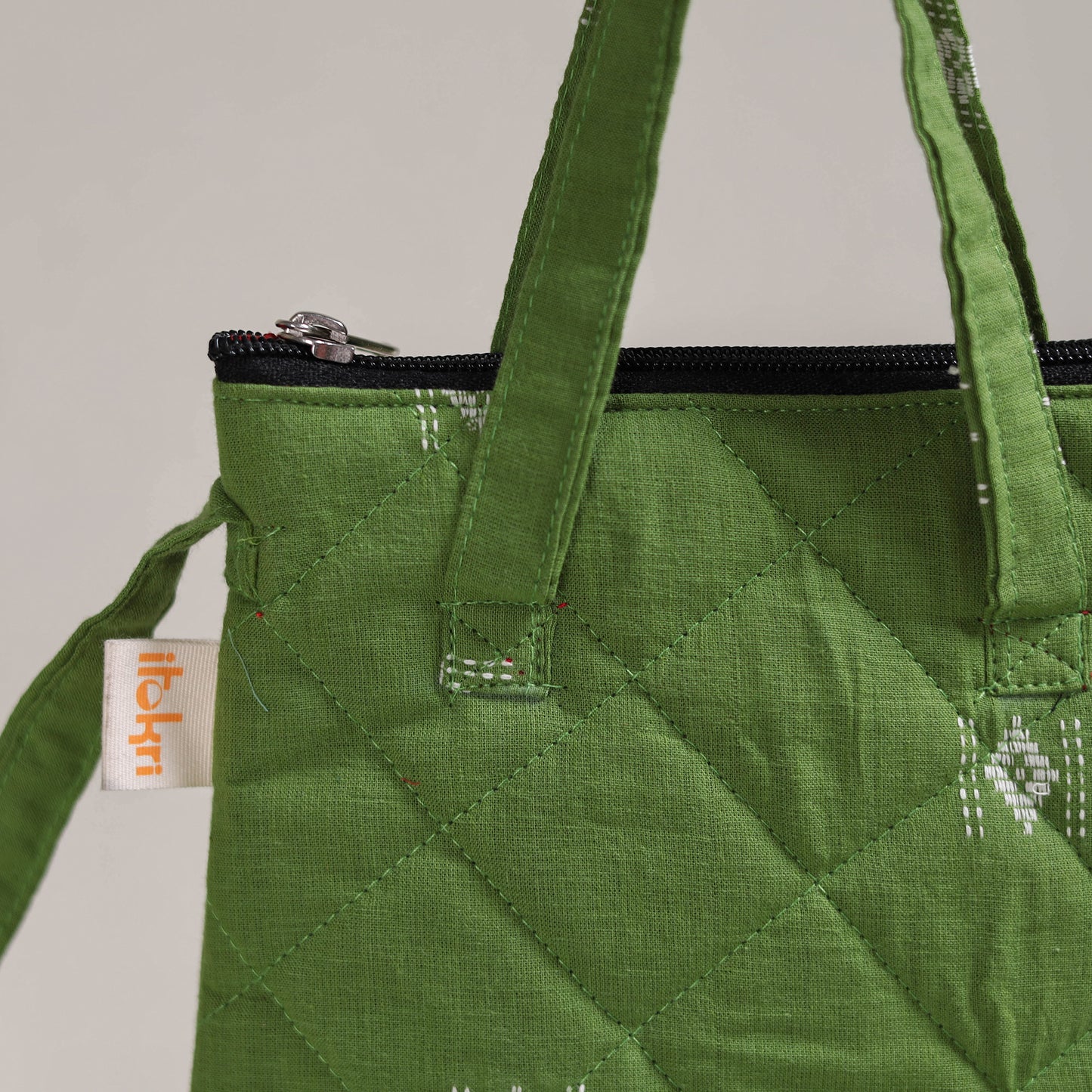 Handcrafted Quilted Sling Bag 15
