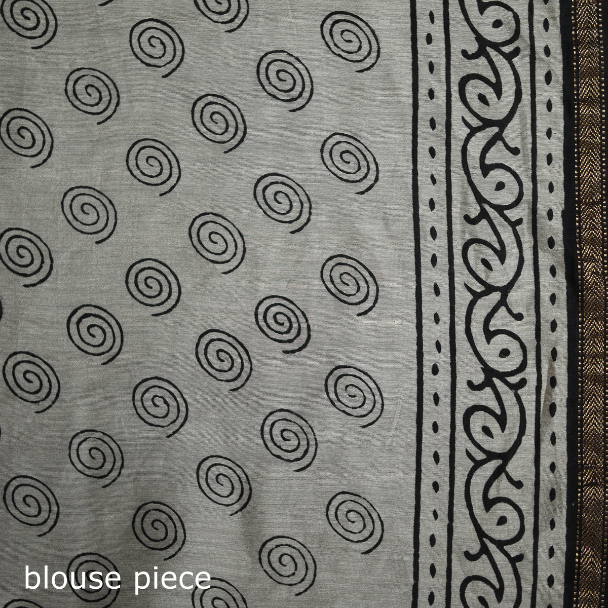 Bagru Hand Block Print Natural Dyed Mulberry Silk Saree 23