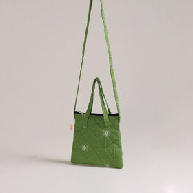 Handcrafted Quilted Sling Bag 15