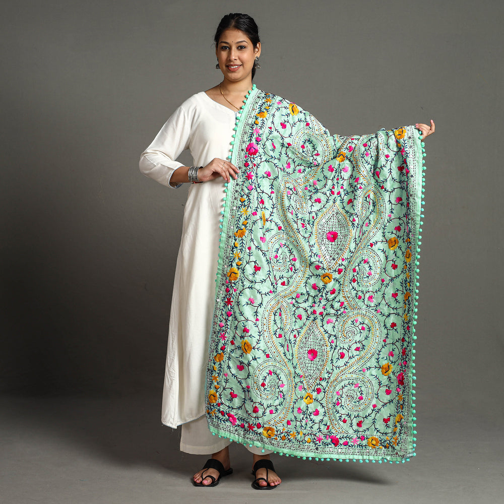 Phulkari Embroidered Dupatta