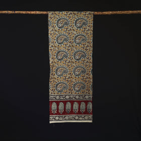 Pedana Block Print Natural Dyed Cotton Kalamkari Stole 05