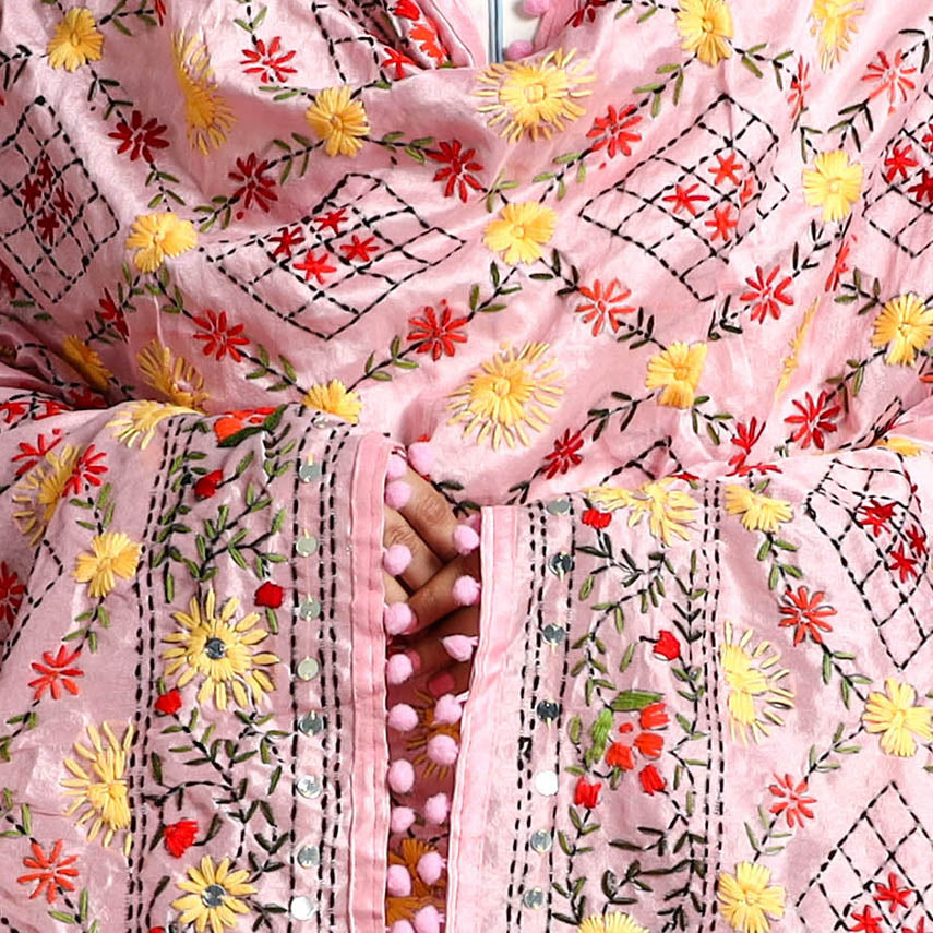 Phulkari Embroidered Dupatta