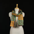 Bengal Kantha Handwork Patchwork Reversible Silk Stole 376